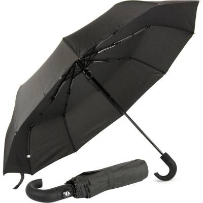 Jipos Tools Deštník skládací automatický černý 25018 JIPOS