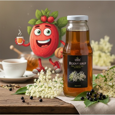 Grešík Natura Bezový sirup 0,33 l