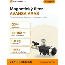 Avansa Magnetický filter Aras 3/4"