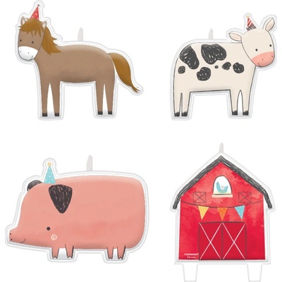 Godan svíčka dortová tvar figurky Barnyard 340993