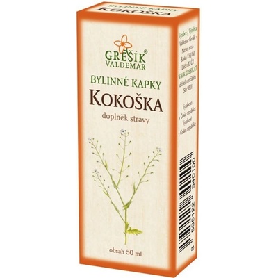 Grešík Kokoška kvapky 50 ml