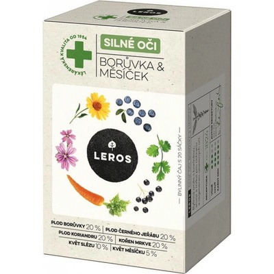 Leros Silné oči Borůvka&Měsíček 20 x 1,5 g