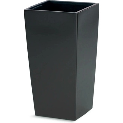Prosperplast Květináč s vkladem Urbi Square Matt 32,5 cm antracitová