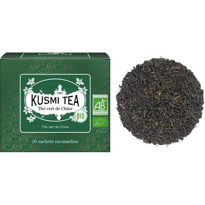 Kusmi Tea Zelený čaj CHINESE GREEN TEA 20 mušelínových vreciek