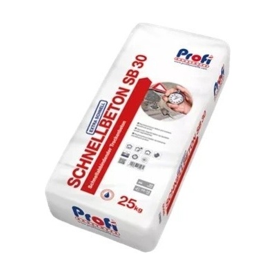 Sloupkový beton Profi SCHNELLBETON SB30 rychletvrdnoucí, 25 kg pytel igelit