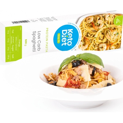 KetoDiet Spaghetti Proteínové cestoviny 0,5 kg