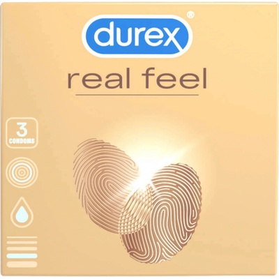 Durex Real Feel kondomy latex free 3 ks