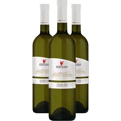 KHAREBA Khareba Alazani Valley biele polosladké víno 12% 3 x 0,75 l (čistá fľaša)