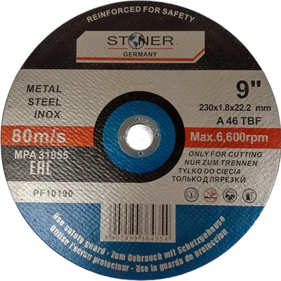 Pro-Tech shop Rezný kotúč na kov 230x1,8mm 67288