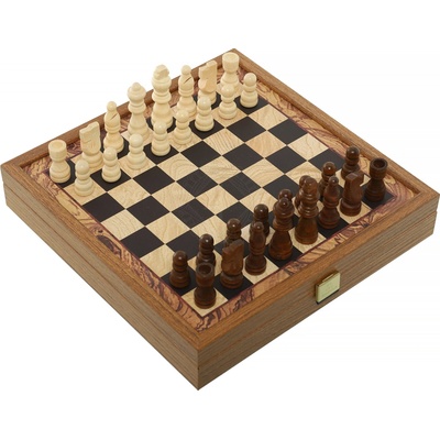 Manopoulos Šachy a Vrhcáby tradiční, souprava 2v1, 27x27 cm
