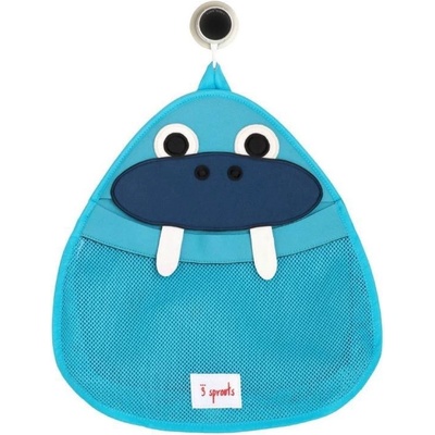3 Sprouts organizér do koupelny Walrus blue