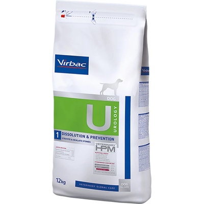Virbac Veterinary HPM Urology Rozpúšťanie a prevencia U1 2 x 12 kg