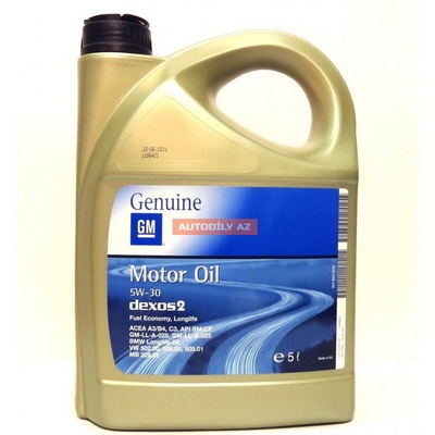 GM Motor Oil Dexos 2 5W-30 5 l – Hledejceny.cz