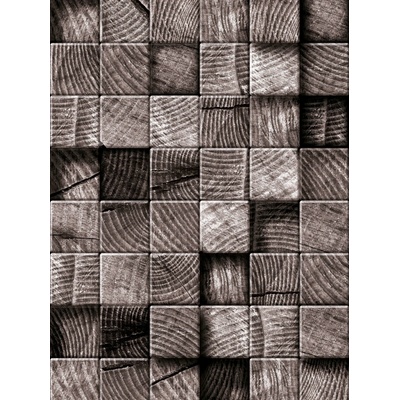 Preinterier Fototapeta panel - PL0678 - 3D kocky vlies - 206cm x 275cm