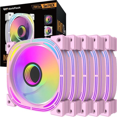 Darkflash INF24 5v1 ARGB Pink 5 ks