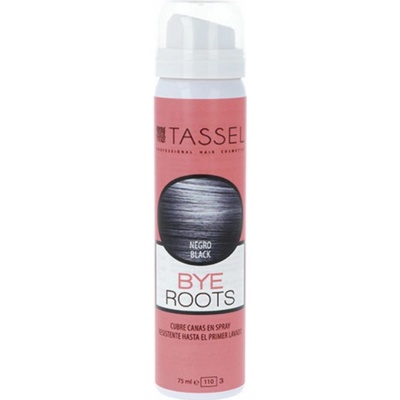 Tassel Bye Roots krycí sprej na šediny, 75 ml, Black čierny 07277/50