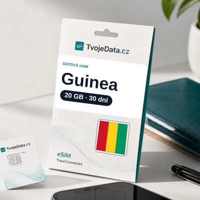 eSIM Guinea 20 GB / 29 dní