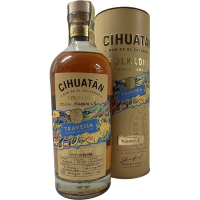 Cihuatán Folklore Travesía Single Barrel 16y Madeira 55,18% 0,7 l (tuba)