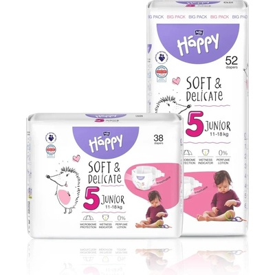 Bella Baby Happy 5 Junior 11-18 kg 52 ks