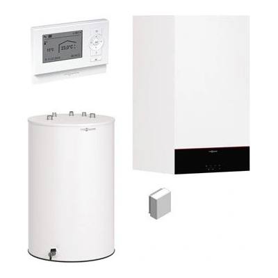 Viessmann Vitodens 100-W SET + 120 L Vitocell 100-W + čidla + Vitotrol 200E Z022947
