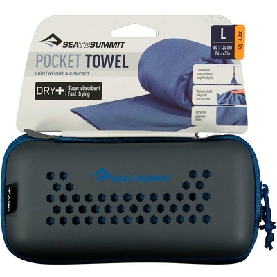Sea To Summit ručník Pocket Towel tyrkysová: Large 60 x 120 cm