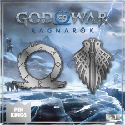 Numskull sada odznaků God of War Ragnarök