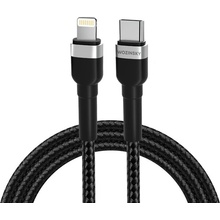 Wozinsky WNBCL2 Lightning / USB-C PD 30W, 2m, černý