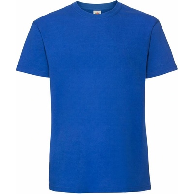 Fruit of the Loom ICONIC 195 T pánské tričko z těžké bavlny královská modrá