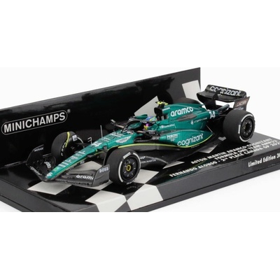 Minichamps Aston martin F1 Amr23 Team Aramco Cognizant N 14 2nd Canada Gp 2023 Fernando Alonso Green 1:43
