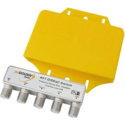 DiSEqC přepínač 4/1 - Golden Interstar GI-411 – Hledejceny.cz