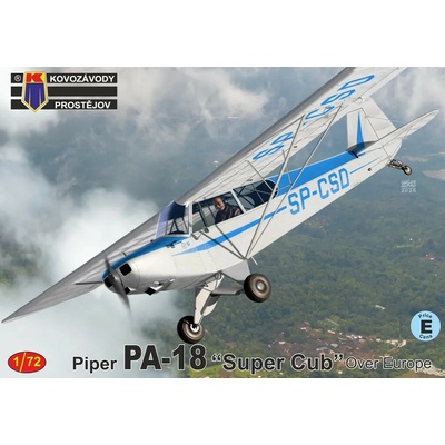 Kovozávody Prostějov Piper PA18 Over Europe 1:72