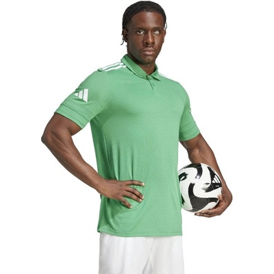 adidas polo Sqaudra 25 zeleno bílé