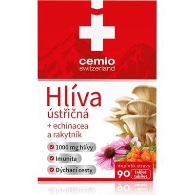 Cemio Hlíva Ústřičná s Echinaceou a Rakytníkem 90 tablet – Hledejceny.cz