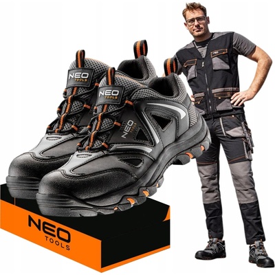 Neo Tools 82-720 Pracovní sandály černo-šedé