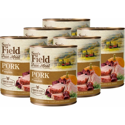 Sam's Field Adult True Pork & Pumpkin 6 x 800 g