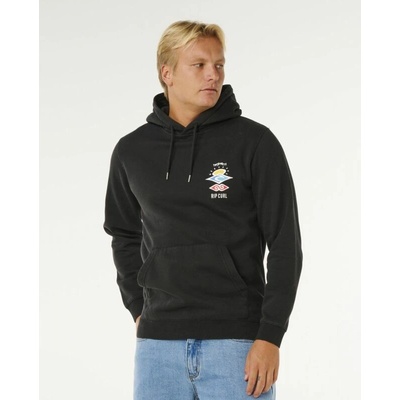 Rip Curl MIKINA SEARCH ICON HOOD černá