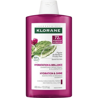Klorane Opuncie intenzivně hydratační šampon 400 ml
