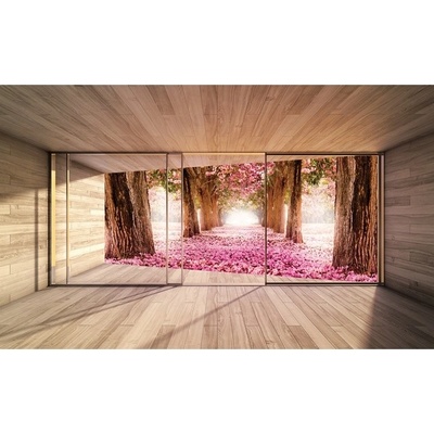 Preinterier FT5026 Fototapeta na stenu Výhľad na ružovú alej vlies 152cm x 104cm