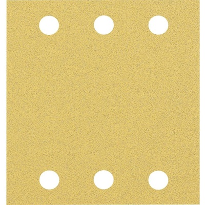 Bosch Accessories 2608901656 Brusný papír pro oscilační brusku Zrnitost 80 (d x š) 107 mm x 115 mm 50 ks