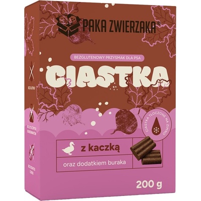PAKA ZWIERZAKA Sušenky Kachna s červenou řepou 200 g