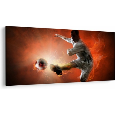 Obraz - Futbalista, jednodielne 250x125 cm