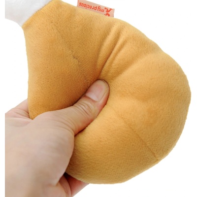Reedog kuřecí stehno pískací plyšová hračka 20 cm