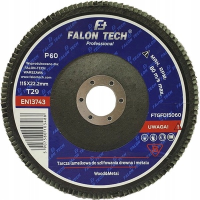Falon Tech lamelový brúsny kotúč 115 x 22,2 mm FTGFD11560