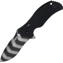 Zero Tolerance 0350TS Black G10 Tiger Stripes with Tritium