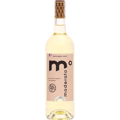Moderato La Cuvée Originale Le Blanc nealkoholické bílé víno 0,0 % 0,75 l (holá láhev)