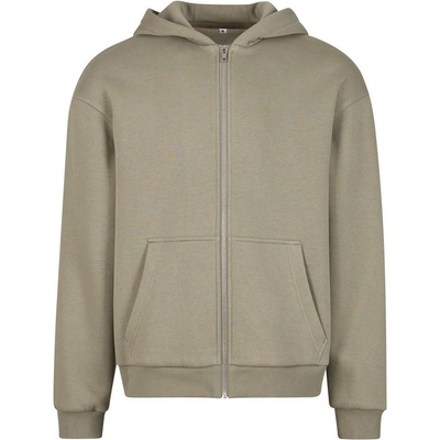 Build Your Brand Hebkána zip Fluffy Světlá olivová