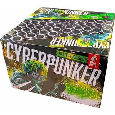 Sestavený ohňostroj CYBERPUNKER BEST PRICE 100 ran 30mm