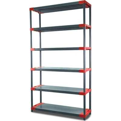 Tvujregal.cz Tytan-6 222x100x46 PVC Červená