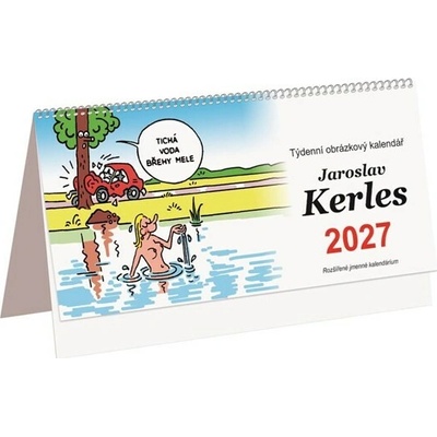 Stolní týdenní humor KERLES 2027