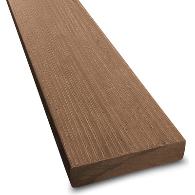 Dřevoplast WPC plotovka 70x17 mm, hladká, rovná, thailand teak Délky: 1000 mm